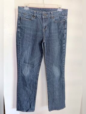 Talbots mid rise straight leg classic blue jean women 8P